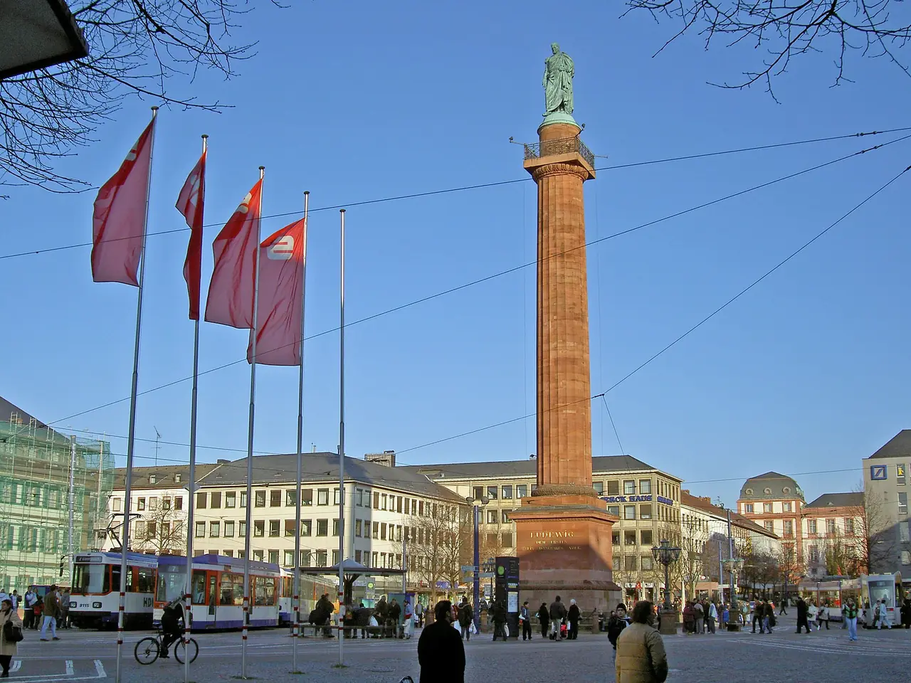 Stadtansicht von Darmstadt