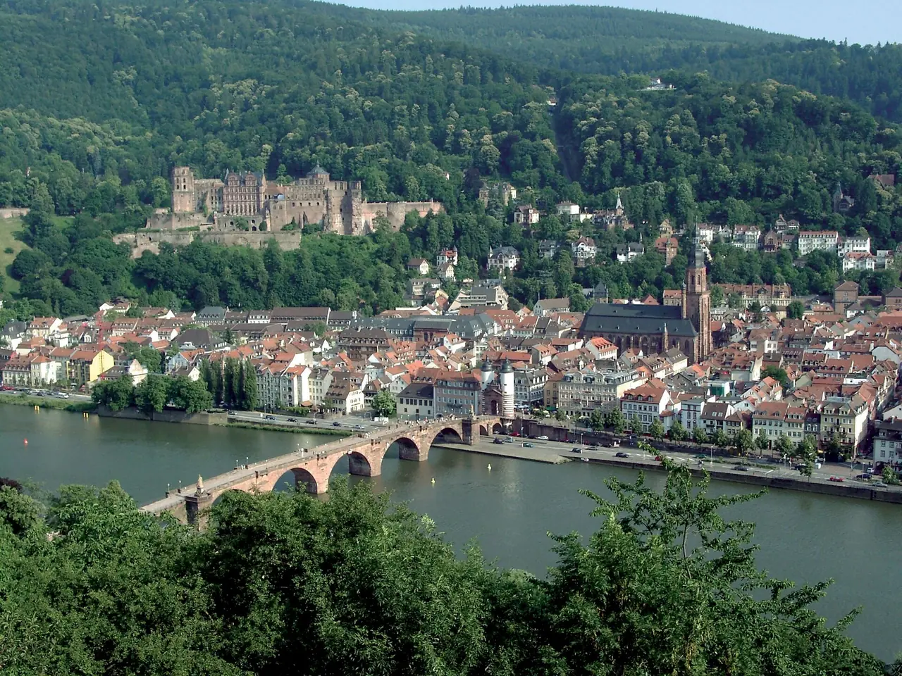 Stadtansicht von Heidelberg